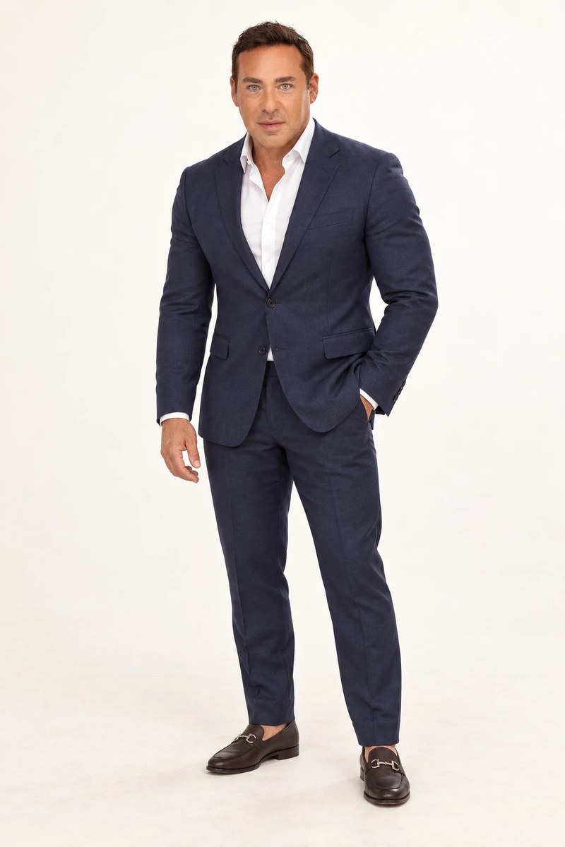 Barry Katzman, founder of ILAI, standing in a dark suit and open white shirt
